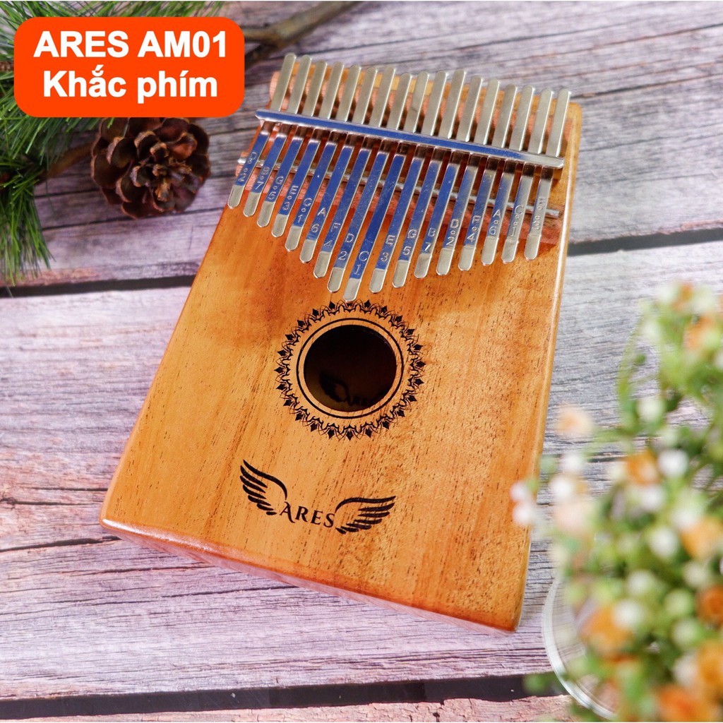 ĐÀN KALIMBA KHẮC PHÍM ARES AM01 - Tặng túi chống sốc (CÓ VIDEO)