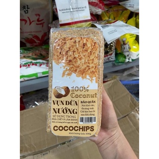 Vụn dừa nướng làm trà sữa