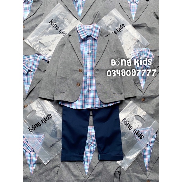 Set 2 Món Veston Bé Trai Công Tử WonderNation (không quần)