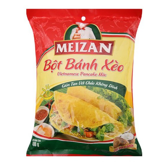 Bột Bánh Xèo Meizan gói 400g - nguyên liệu làm bánh
