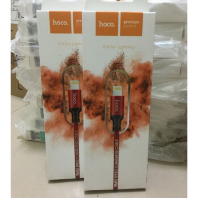 Dây sạc Hoco 2m X14 cho iphone 5/6/7/iphone X