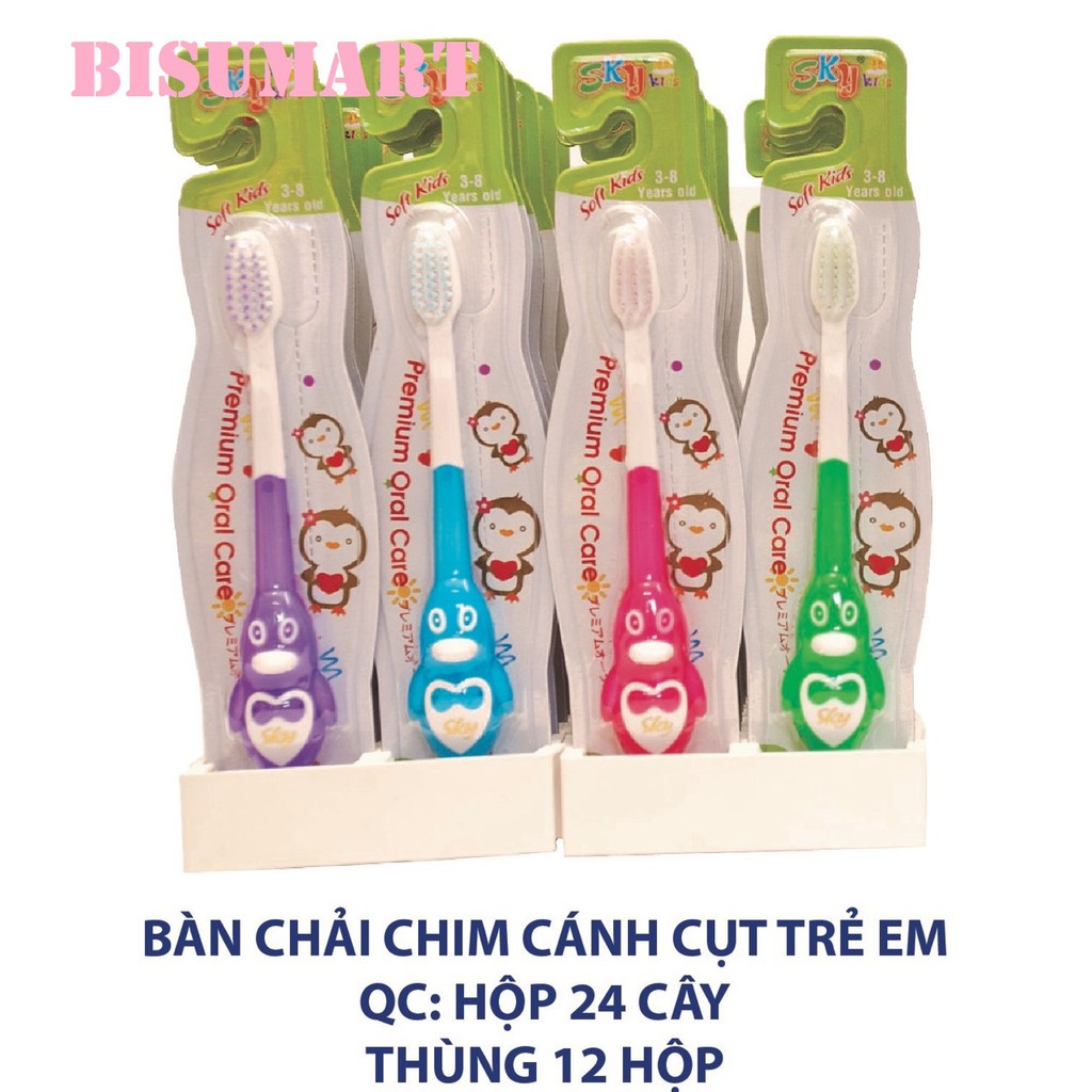 Bàn chải đánh răng trẻ em SKY 3 - 8 tuổi