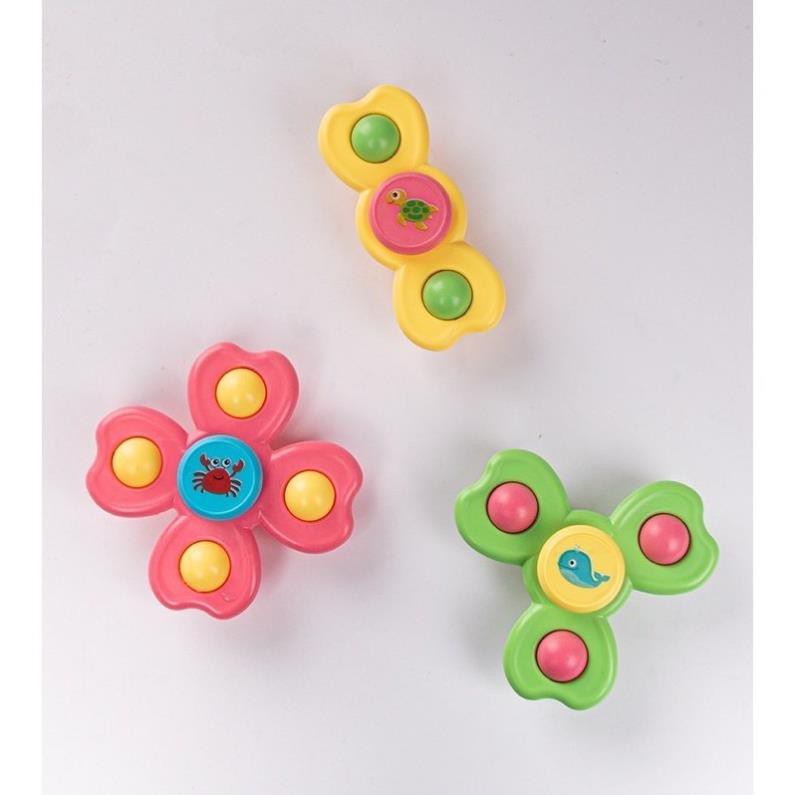 Đồ Chơi MushRoom Shop - Combo 3 Con Quay Fidget Spinner Kiểu Dáng Hoạt Hình Cho Bé