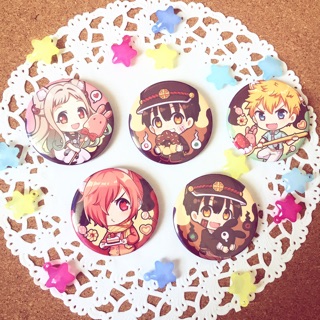 Huy hiệu Jibaku Shounen Hanako-kun (8 mẫu)