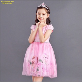 Đầm Elsa bé gái hàng nhập cao cấp