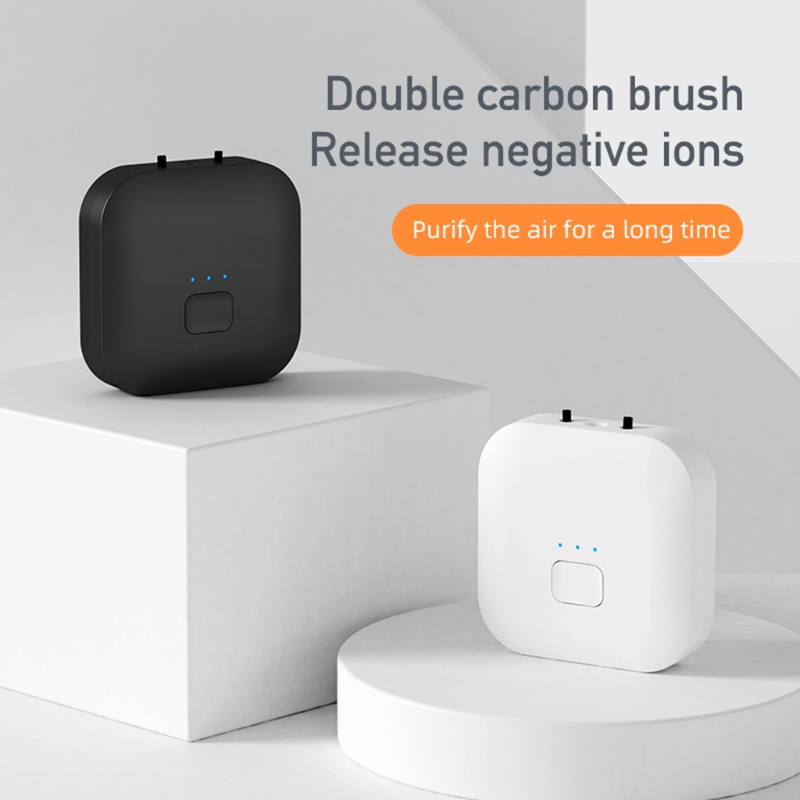 Máy Lọc Không Khí Ion Âm Khử Mùi Cổ Di Động Có Thể Sạc Lại