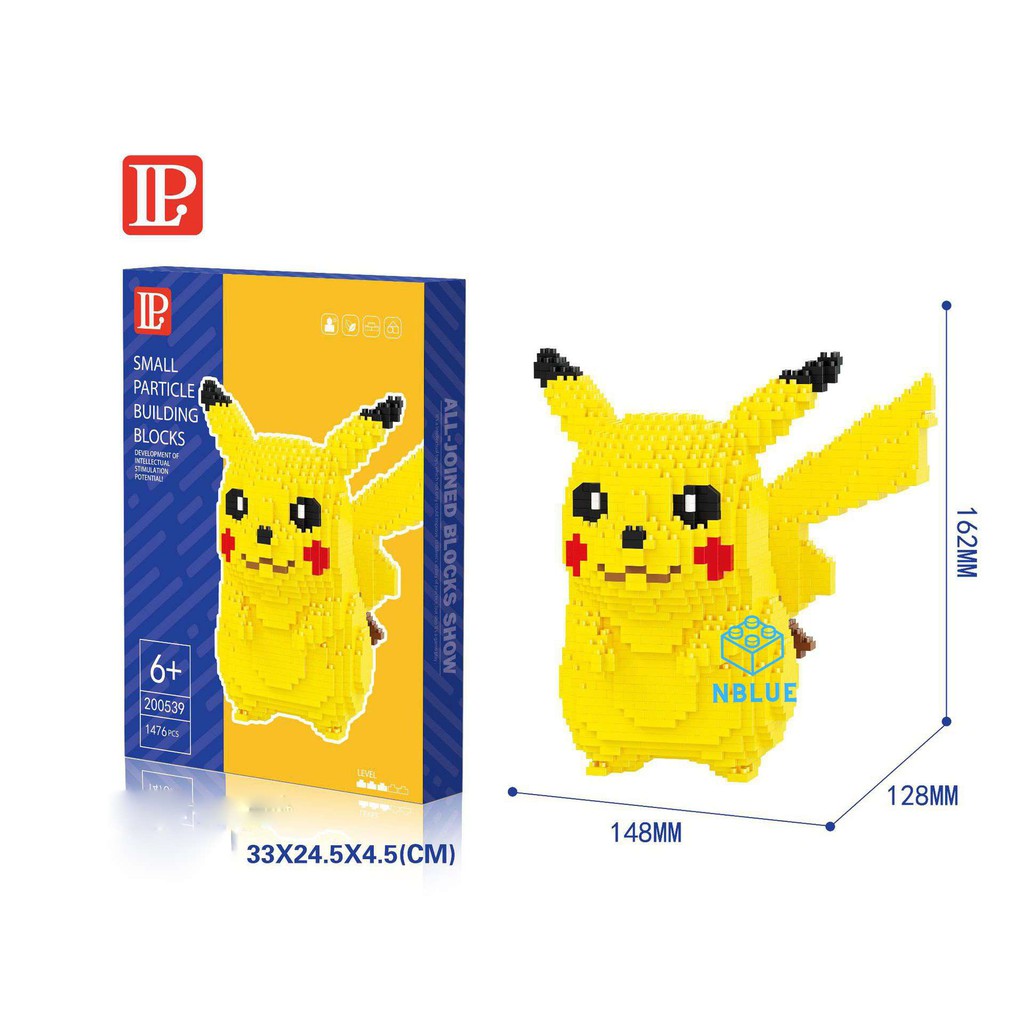 Đồ chơi lắp ráp lego Stich dễ thương nano blocks mô hình lắp ghép trang trí bàn học NBlue