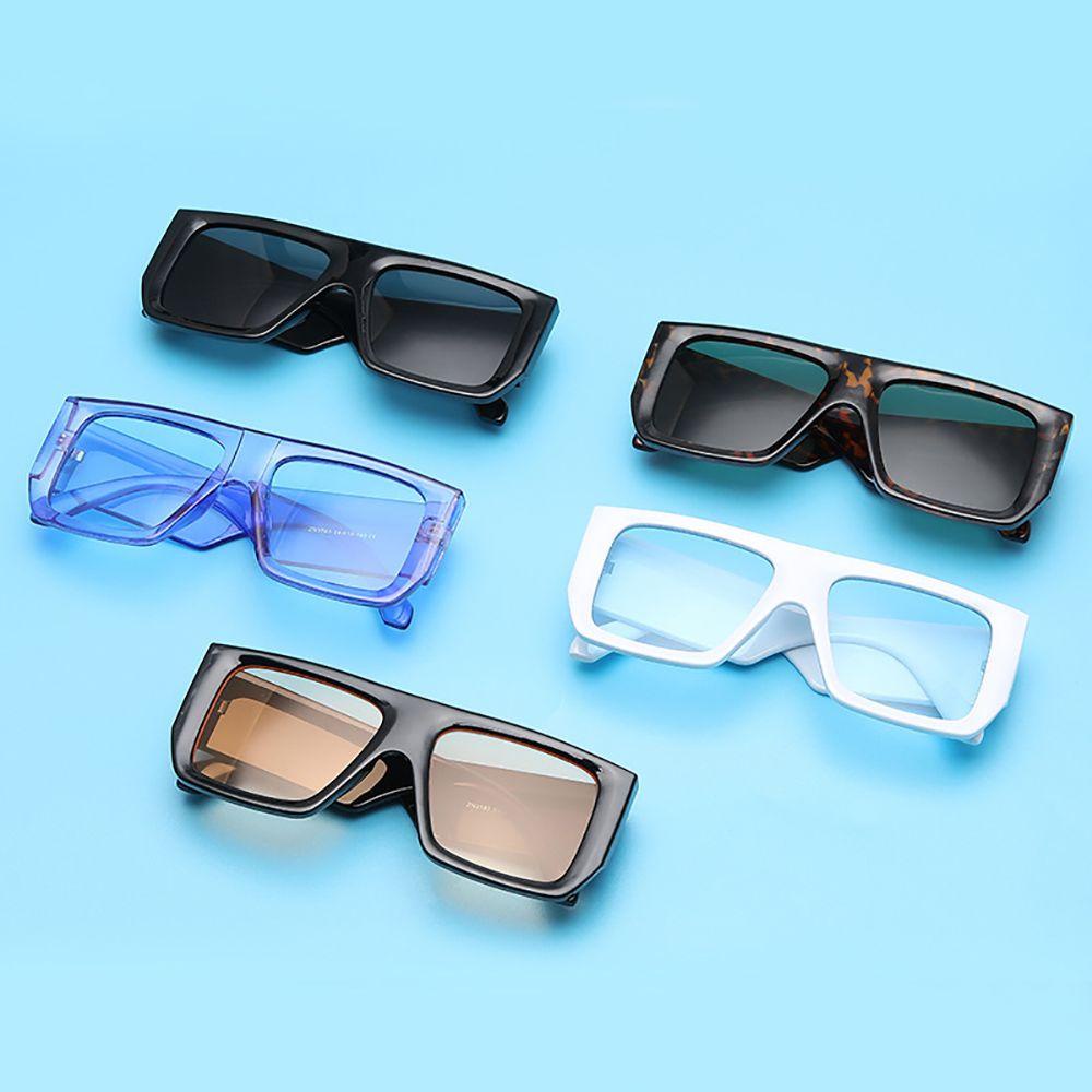 Kính Mát Gọng Vuông Lớn Chống Tia Bức Xạ &amp; Tia UV Kiểu Hàn Quốc Cho Nữ