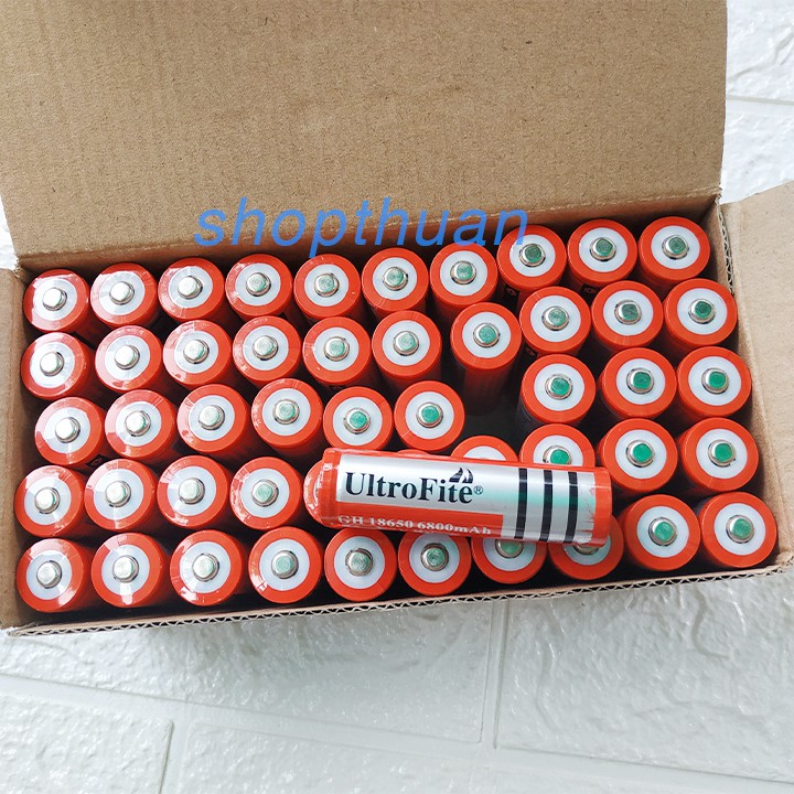 Pin UltraFile 18650 - 4200 mAh - Pin Sạc Được, Pin Đầu Lồi