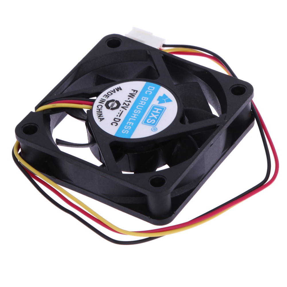 Quạt tản nhiệt Cpu 3 chấu 12v Dc 6cm cho máy tính P4