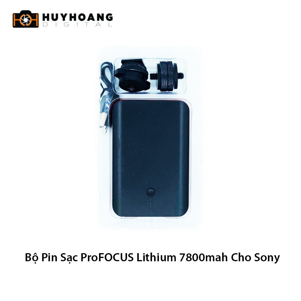 Bộ Pin Sạc ProFOCUS Lithium 7800mah Cho Sony, fufi