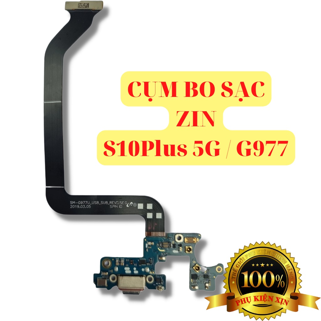 Cụm Bo Sạc Zin S10  5G / SM - G977U ( Bản U ) New Hàng Chính Hãng