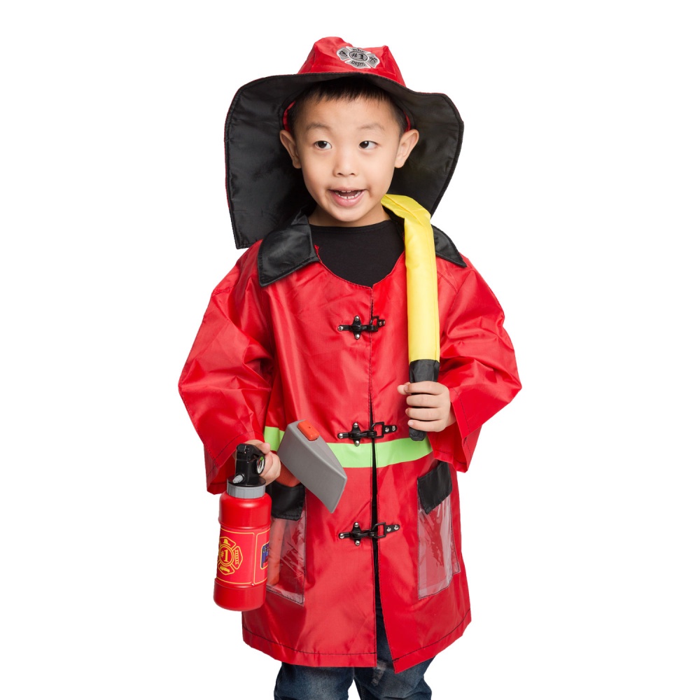 Bộ Đồ Hóa Trang Lính Cứu Hỏa Dành Cho Bé Trai Dịp Halloween