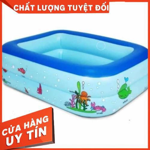 [XẢ KHO+FREE SHIP] BỂ BƠI PHAO VUÔNG 2 TẦNG 3 TẦNG 1M2 1M5 1M8