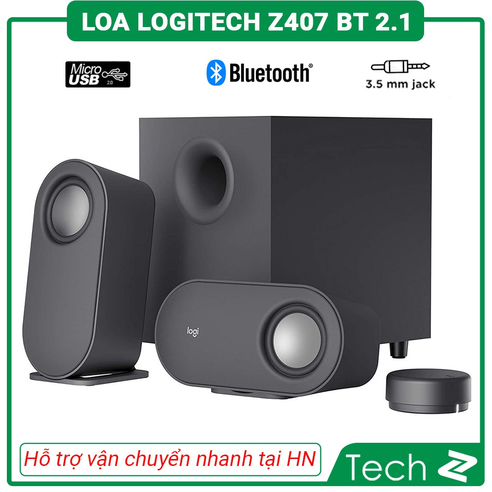 Loa vi tính Logitech Z407 Bluetooth 2.1 - Công suất 80W