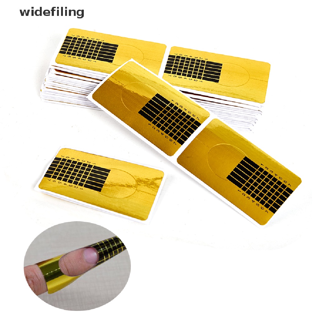 Set 100 miếng dán hỗ trợ nối dài móng tay tiện dụng<br>