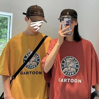 Áo thun nữ tay lỡ freesize phông form rộng dáng Unisex, mặc lớp, nhóm, cặp in hình popey CHỮ CARTOON