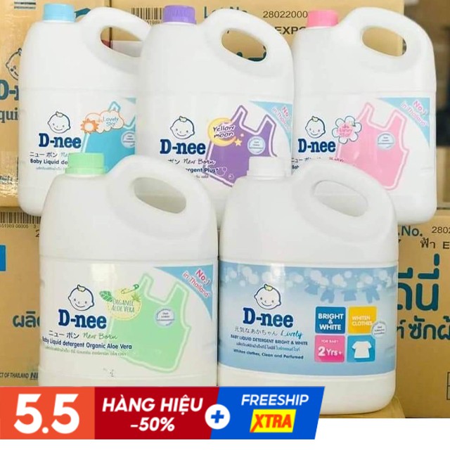 [ TP. HCM ] Nước giặt Dnee Thái Lan 3000ml chính hãng Cty Đại Thịnh (có 5 màu, date 12/2023)
