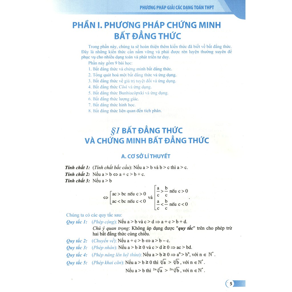 Sách: Phương Pháp Giải Các Dạng Toán THPT - Bất Đẳng Thức, Giá Trị Lớn Nhất Và Nhỏ Nhất - Minh Long