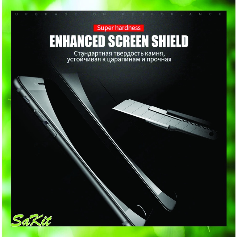 Kính cường lực full màn hình cho iphone 6- 6s- 7g- 8g- 6 plus- 6s plus- 7 plus - 8 plus - Se 2020  9D