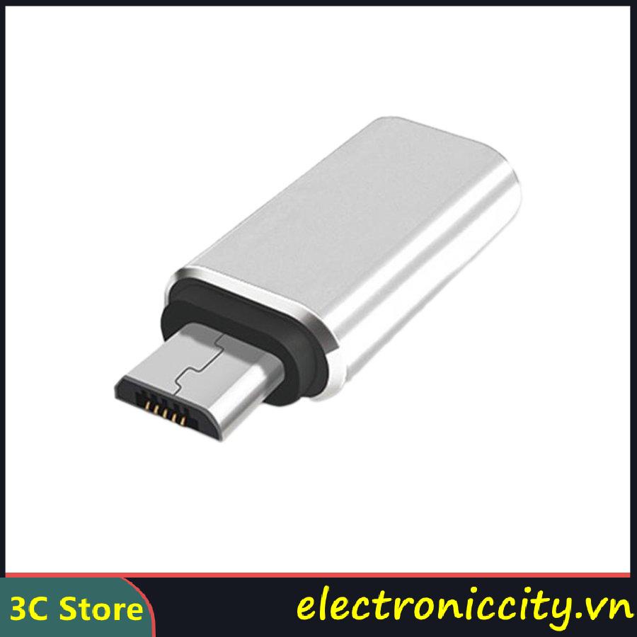 Ele】⚡⚡Đầu chuyển đổi cổng type-C sang Micro USB cho điện thoại Android