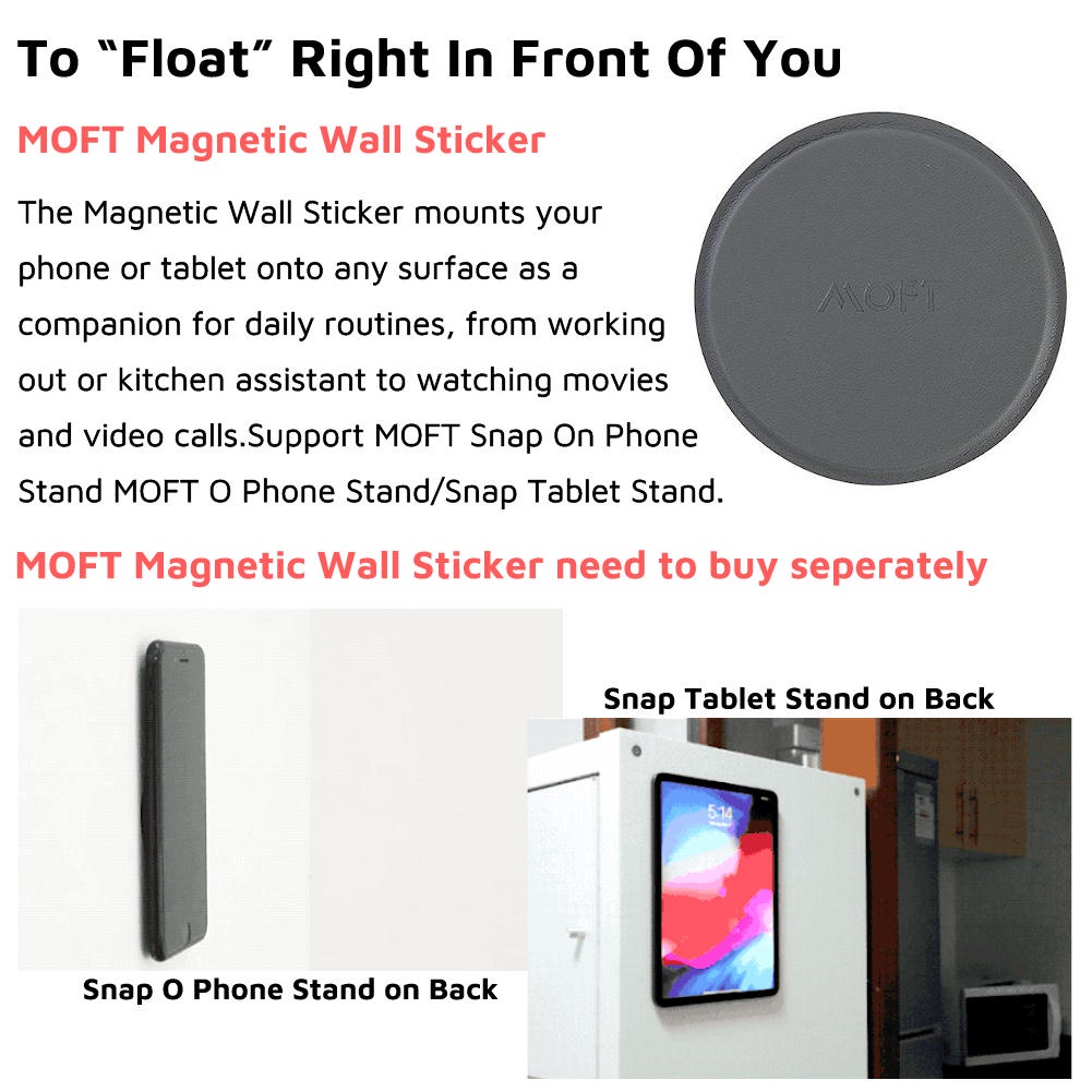 MOFT SNAP Tablet Stand Giá Đỡ Máy Tính Bảng Hít Nam Châm Màn Hình 9.7 "