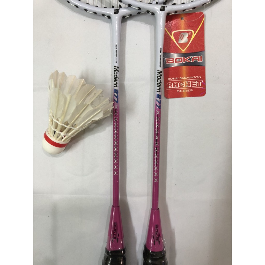 combo bộ 2 cây Vợt Cầu Lông BOKAI pro 277 - Tặng ngay hộp Cầu Ba Sao 10 quả
