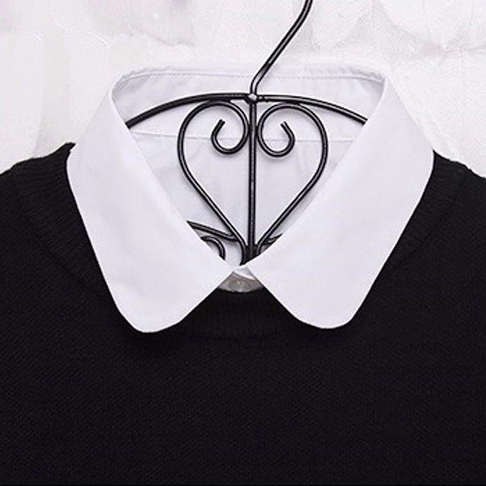 TWINKLE Cổ Áo Sơ Mi Giả Cà Vạt Phong Cách Vintage Cho Nữ