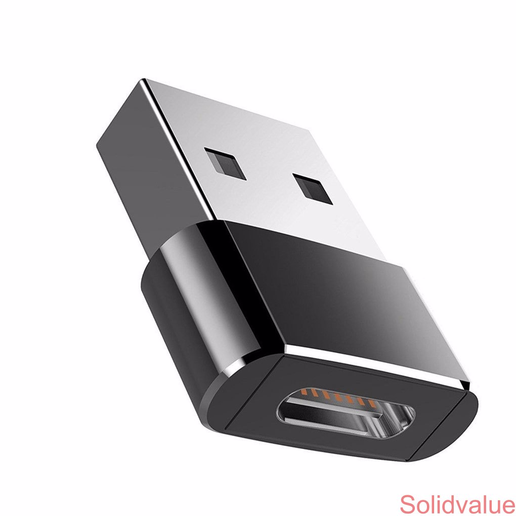 USB Male To Type-c Female Mini Adapter Laptop USB-a Plug To USB-c Port Portable Converter