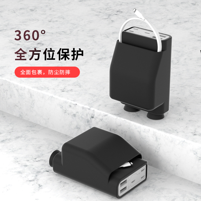 Bọc bảo vệ ROMOSS10000 mAh bao gồm tất cả các bộ Silicon Mini 10.000 mAh dây điện Di động Cáp dữ liệu một túi lưu trữ PP