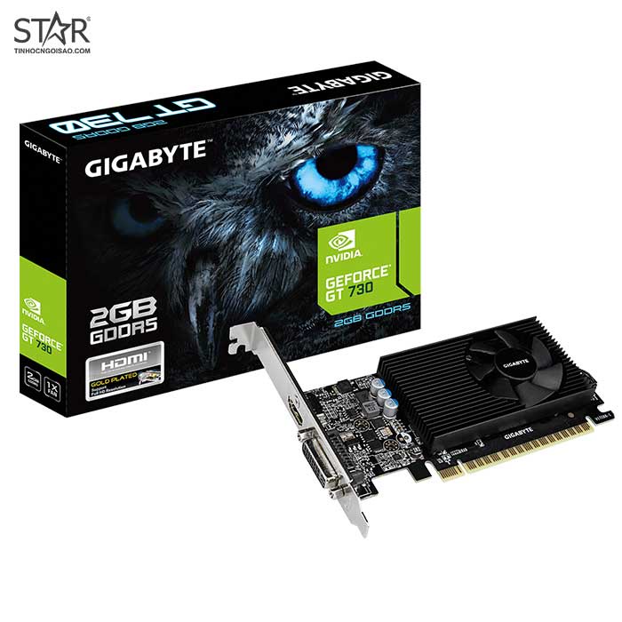 VGA Gigabyte GT 730 2G GDDR5 (GV-N730D5-2GL) Chính Hãng