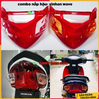 Combo nắp đèn hậu wave a 2006 - 2016 , wave s 100 , rs 100 , wave 50cc