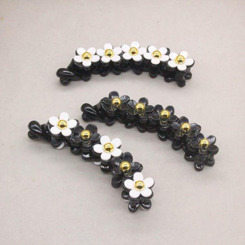 IVORY Kẹp Tóc Acrylic Phong Cách Hàn Quốc Cổ Điển Sang Trọng Dành Cho Nữ