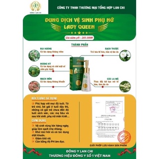 LADY QUEEN DUNG DỊCH VỆ SINH PHỤ NỮ