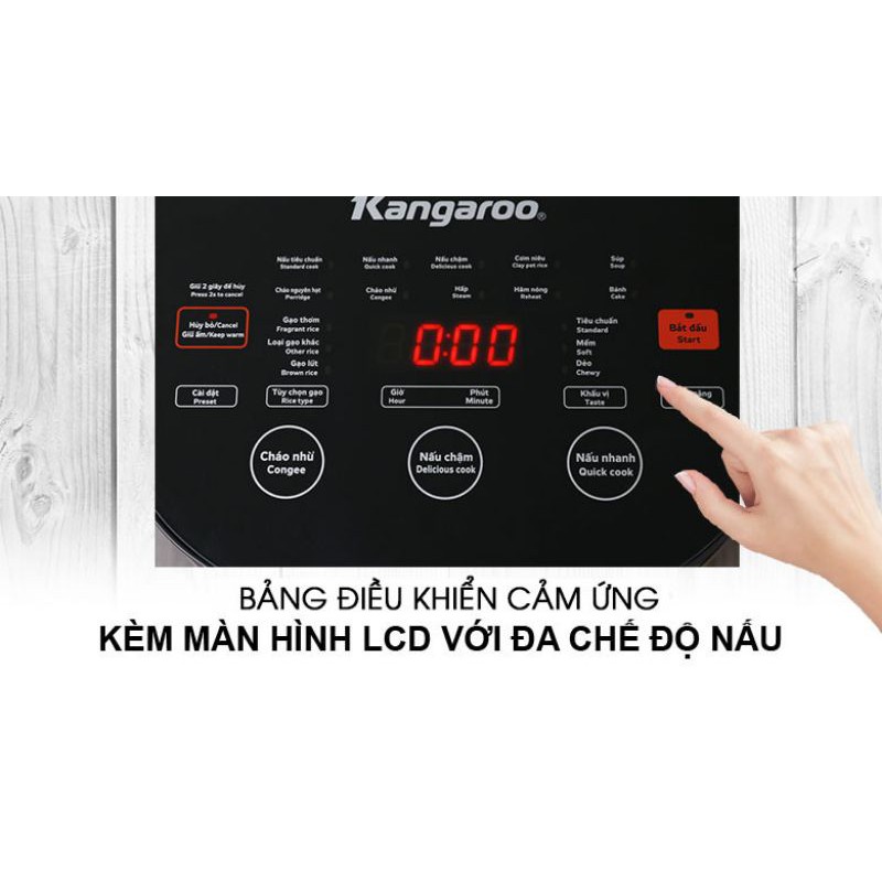 nồi cơm điện cao tần kangaroo KG599N _mơi_chính hãng-bh 12 tháng