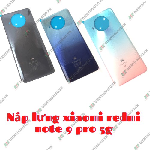 Nắp lưng dành cho máy xiaomi redmi note 9 pro 5g