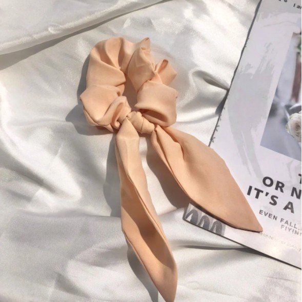 [Mã FAXANH245 giảm 10K đơn 50K] Cột Tóc Nơ Scrunchies ( Nơ The Silky )