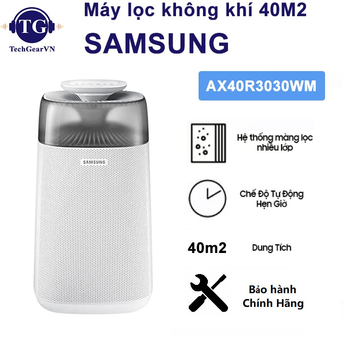 [40M2] Máy lọc không khí SAMSUNG 40m2 AX40R3030WM