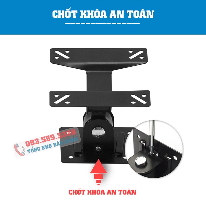 F01 / Giá Treo Màn Hình 17 - 27 Inch (Up to 32 Inch)  / Giá Treo Tivi Lắp Đặt Treo Tường - Xoay Màn 180 Độ