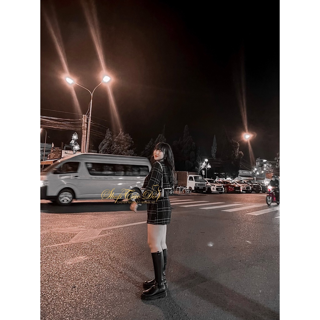 SIÊU HOT SET 2 MÓN KHOÁC DẠ CROPTOP TAY DÀI + CHÂN VÁY (TÁO ĐỎ BIGSIZE 55-90KG) S22 😍😍😍