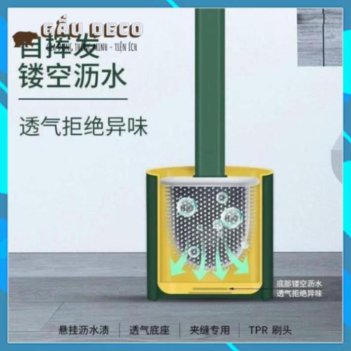 Cọ bồn cầu, toilet nhà vệ sinh [FREESHIP] – Chất liệu silicon cao cấp - Kèm giá cắm chổi