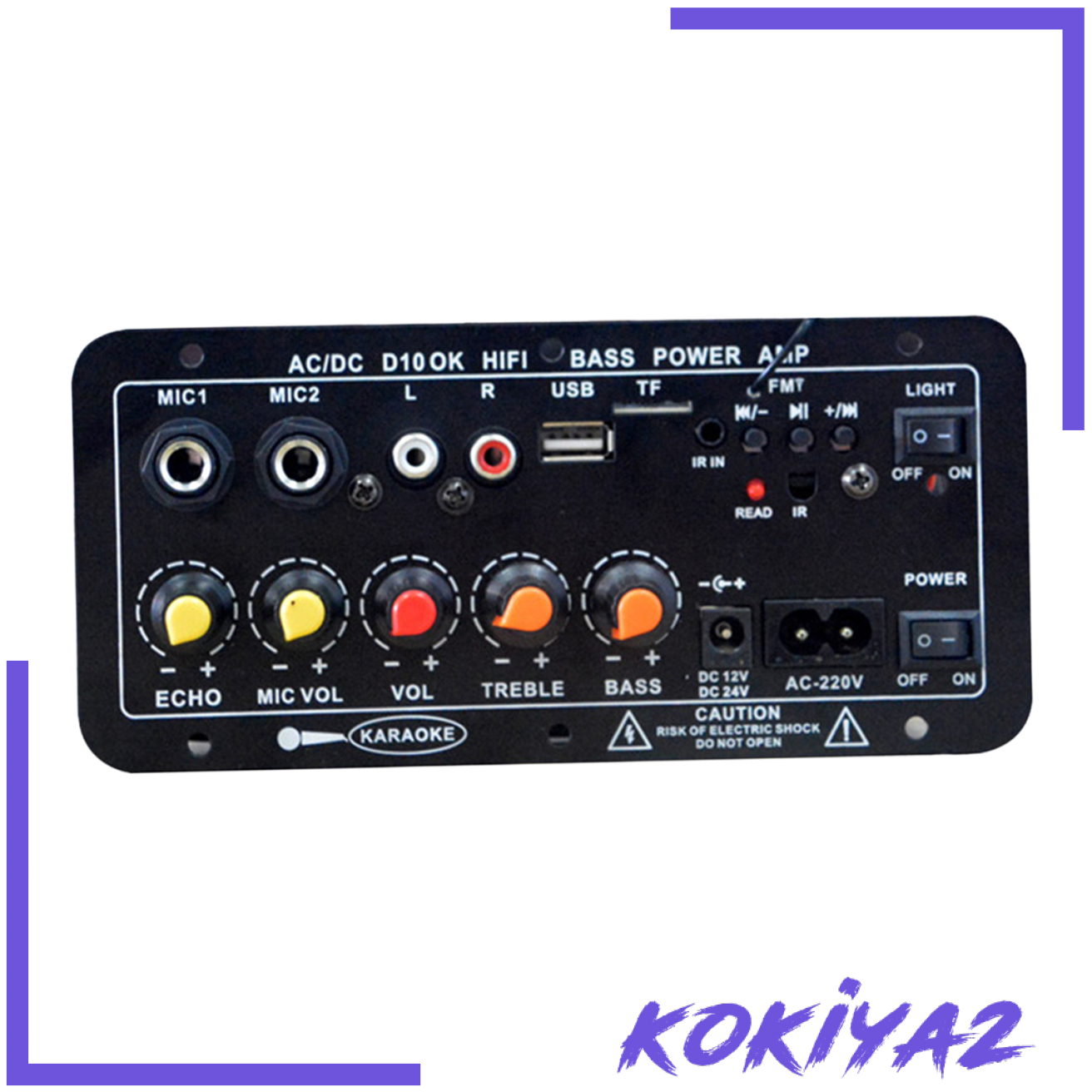 Module amply karaoke kèm loa Bluetooth 4.2 30-120W DIY dành cho gia đình