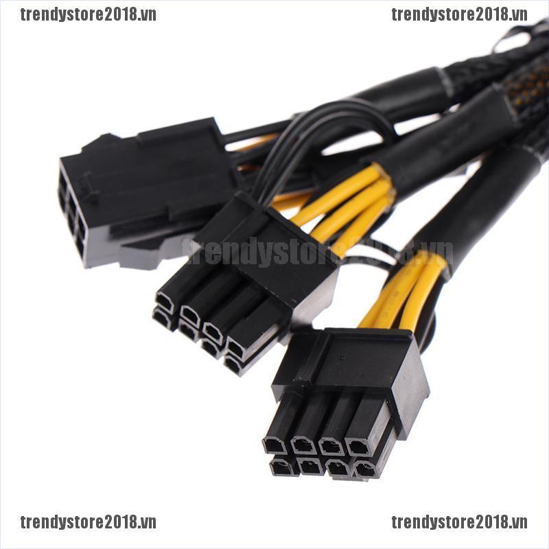 Card Đồ Họa Pci-E 6pin Female Sang Dual 8pin (6 + 2) | BigBuy360 - bigbuy360.vn