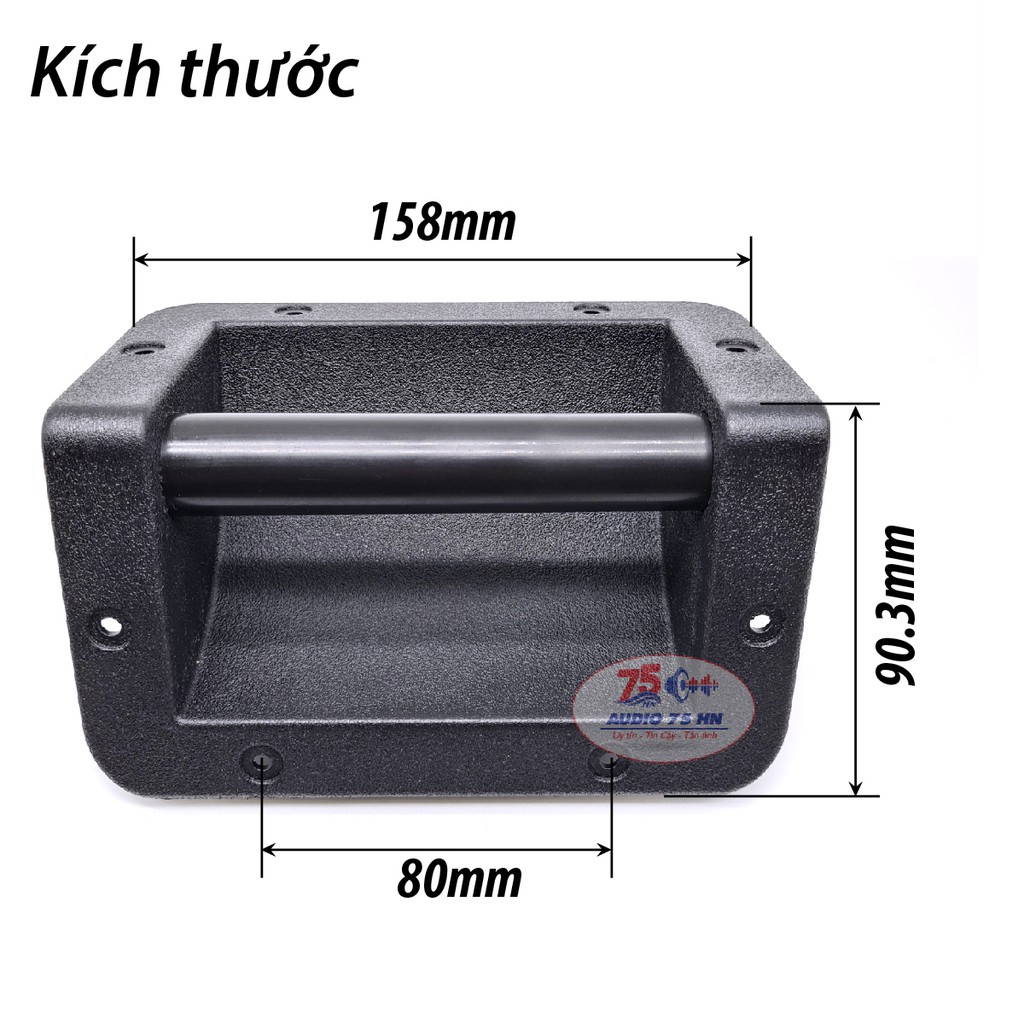 02 cái tay nắm loa, tay xách loa thùng sân khấu - tay vuông góc