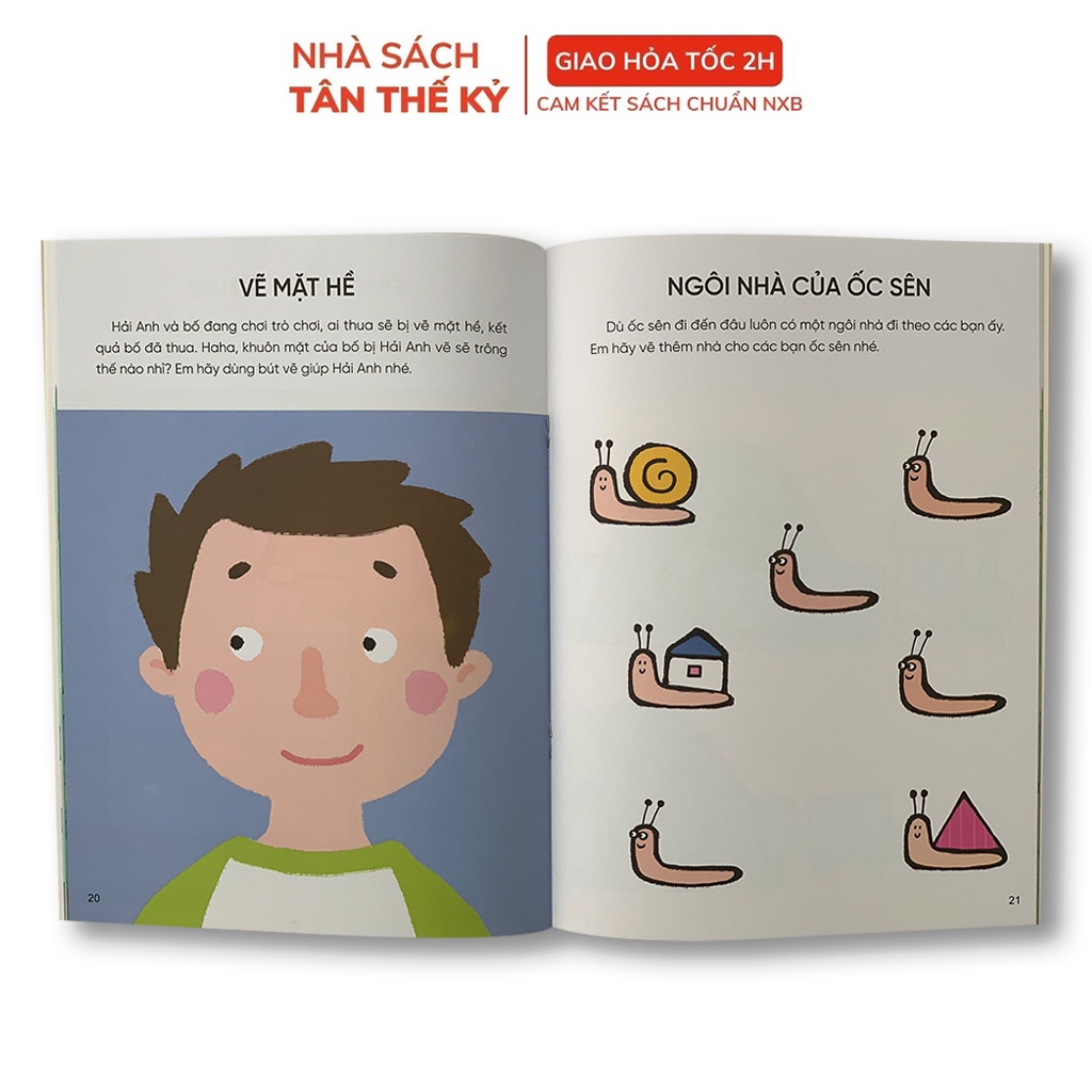 Sách phát triển IQ rèn luyện tư duy não bộ cho trẻ từ 24 tuổi (Lẻ cuốn)