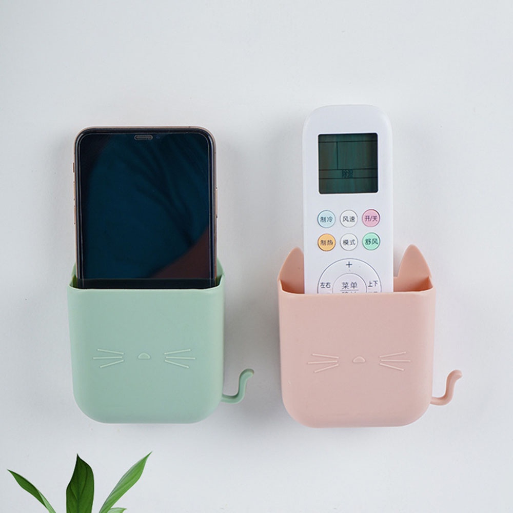 Kệ Đựng Điều Khiển Từ Xa/Điện Thoại Gắn Tường Không Cần Đục Lỗ