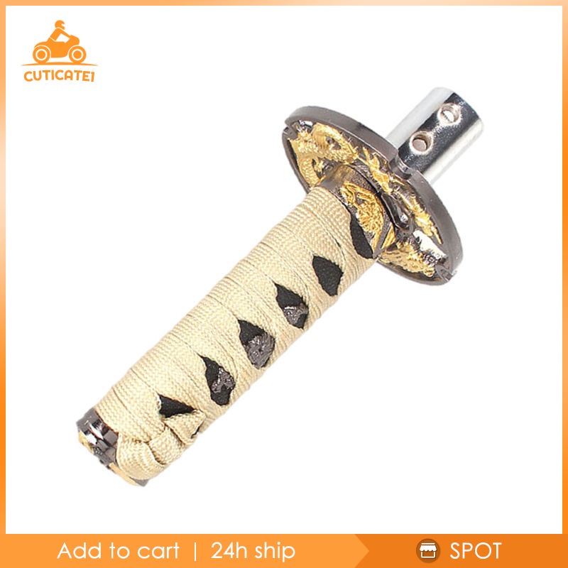 Núm gạt cần số phong cách samurai cho xe ô tô độc đáo