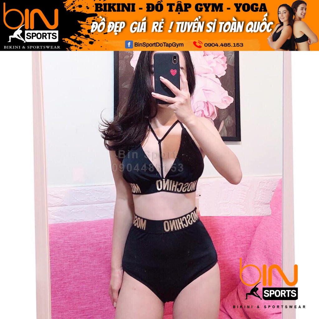 Bộ Bơi Nữ 2 mảnh Cạp Cao Mochino BHV006