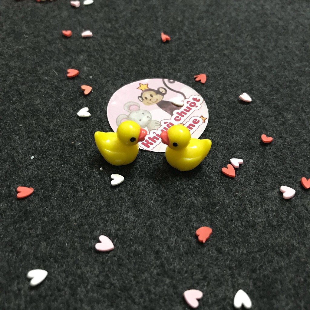 Vịt charm slime - trang trí