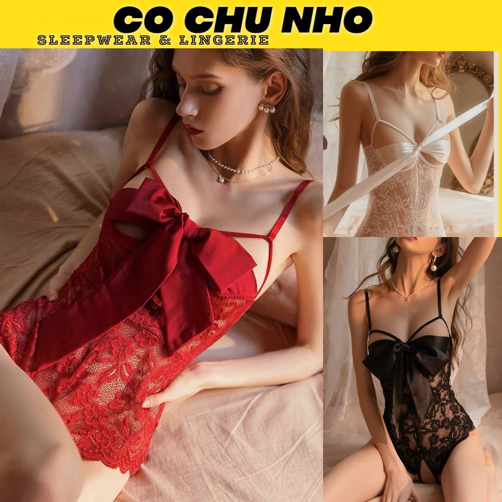 [Q11.HCM] [LL796] Jumsuit Sexy- Bodysuit Hoa Mềm Mại Quyến Rũ - Váy ngủ nữ gợi cảm Cô chủ nhỏ chuyên sỉ